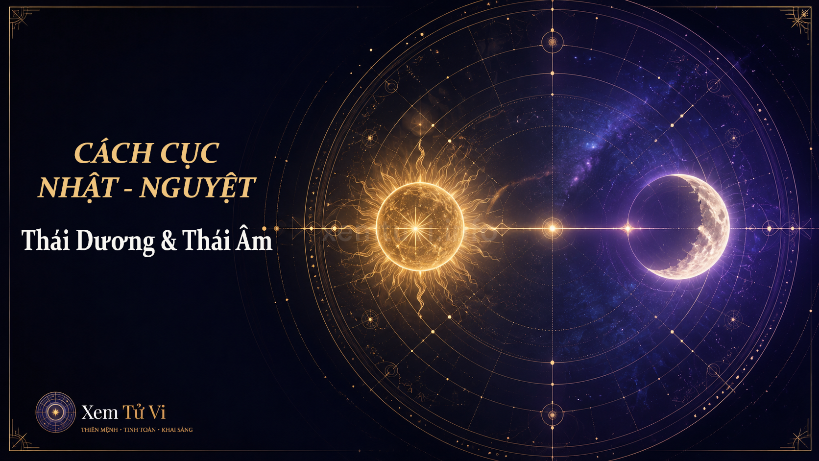 Cách cục Nhật Nguyệt: Thái Dương và Thái Âm, âm dương nhật nguyệt
