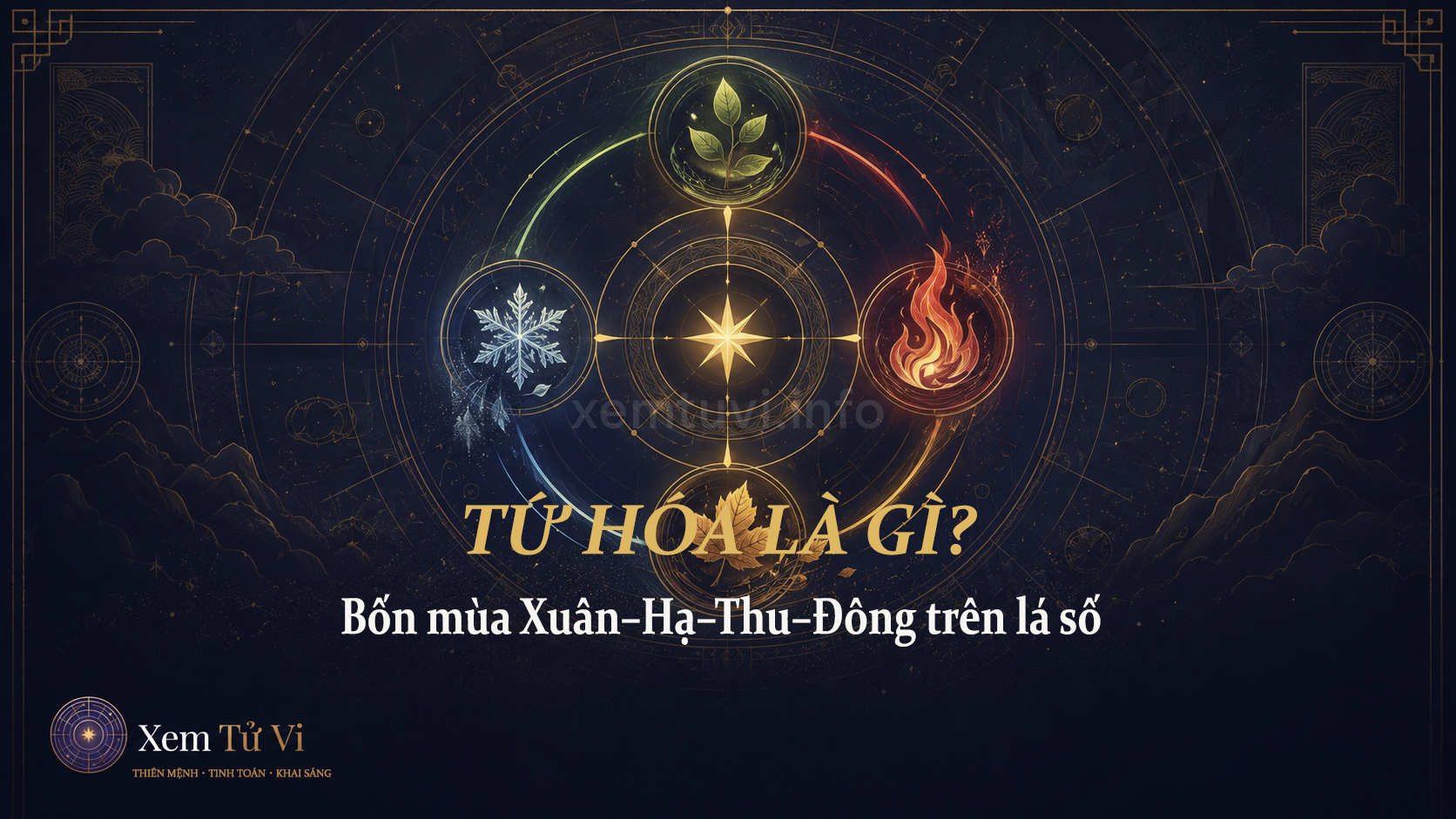 Tứ Hóa là gì? Bốn mùa Xuân – Hạ – Thu – Đông trên lá số Tử Vi