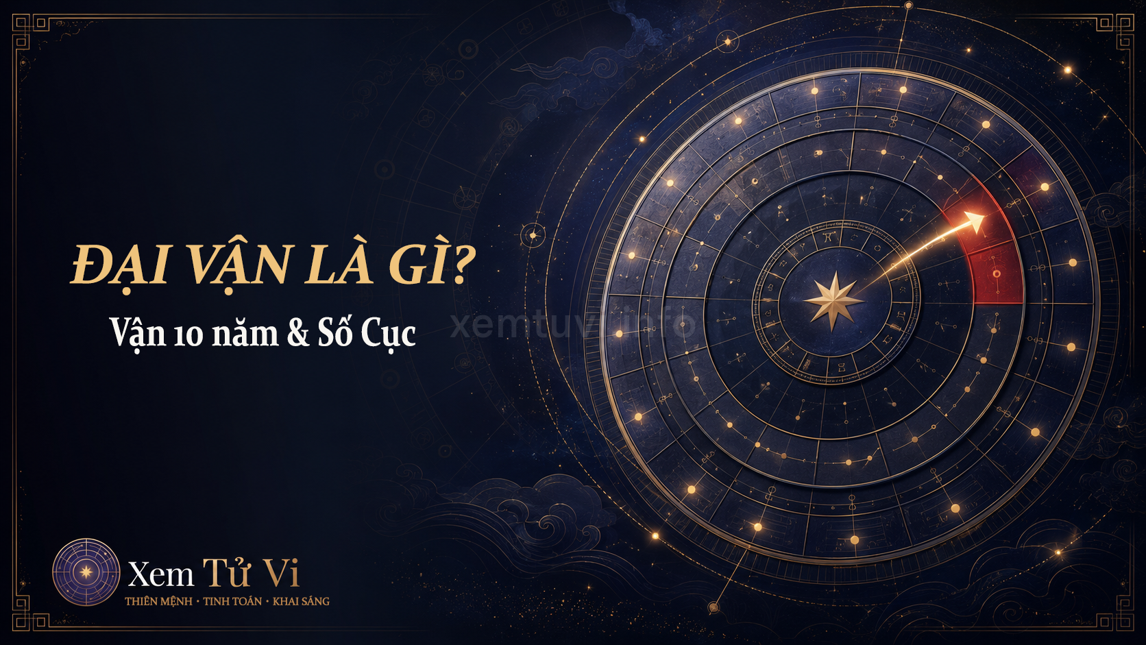 Đại vận là gì? Cách xem vận 10 năm và Số Cục trên lá số Tử Vi