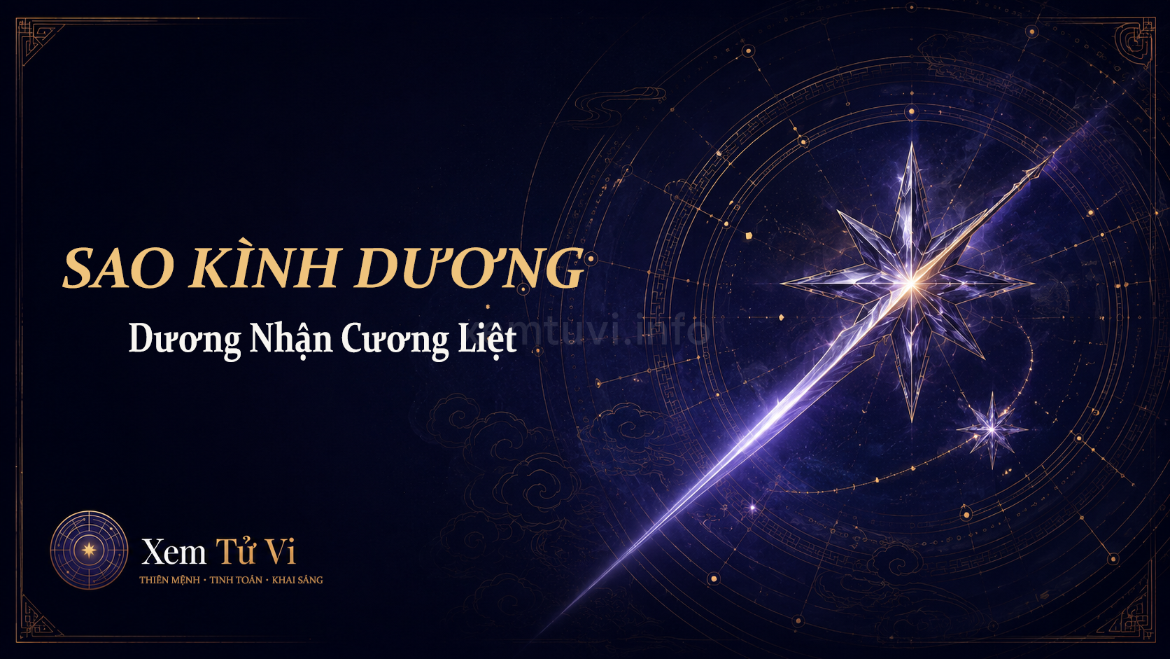 Sao Kình Dương Trong Tử Vi: Dương Nhận Cương Liệt Và Nghề Hợp Mệnh